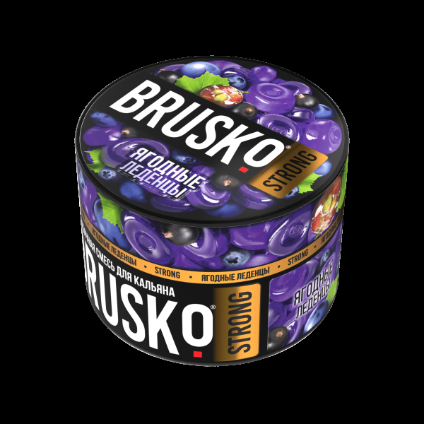 Смесь Brusko Strong ягодные леденцы  50 гр в Санкт-Петербурге