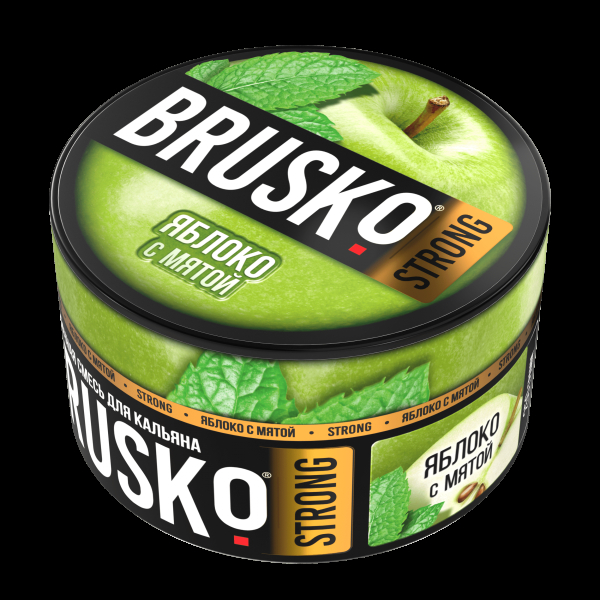 Смесь Brusko Strong яблоко с мятой  250 гр в Санкт-Петербурге