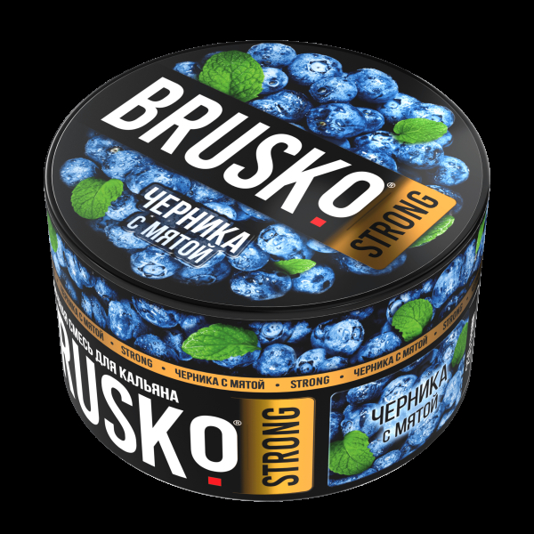 Смесь Brusko Strong черника с мятой  250 гр в Санкт-Петербурге