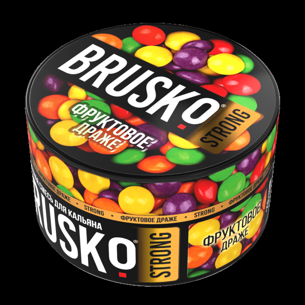 Смесь Brusko Strong фруктовое драже  250 гр в Санкт-Петербурге