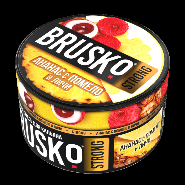 Смесь Brusko Strong ананас с помело и личи  250 гр в Санкт-Петербурге