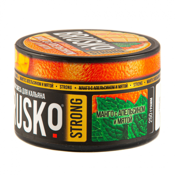 Смесь Brusko Strong манго с апельсином и мятой  250 гр в Санкт-Петербурге