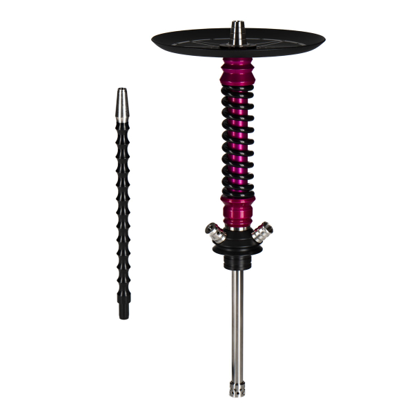 Кальян Mamay Customs Coilovers Mini розовый лак черный   в Санкт-Петербурге