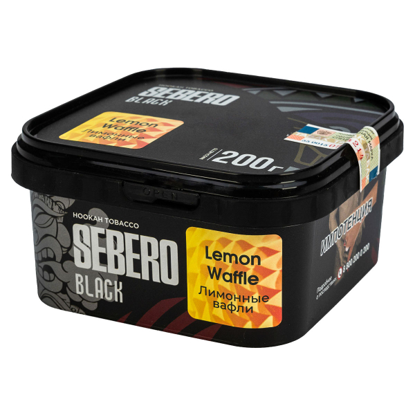 Табак Sebero Black Lemon Waffle  200 грамм в Санкт-Петербурге