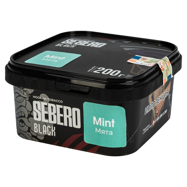 Табак Sebero Black Mint  200 грамм в Санкт-Петербурге