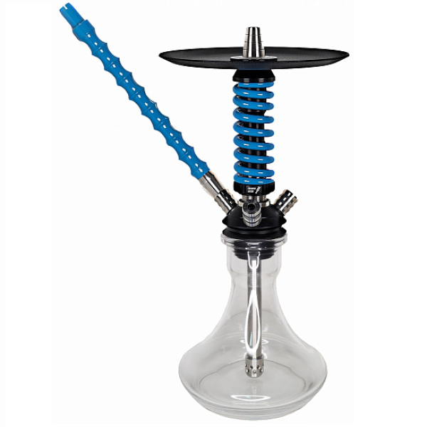 Кальян Mamay Custom Coilovers Micro Черный-Голубой Лак  в Санкт-Петербурге