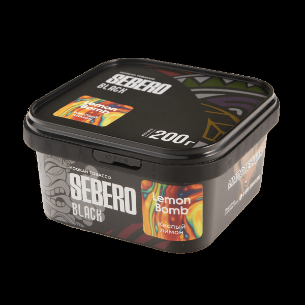 Табак Sebero Black Lemon Bomb  200 грамм в Санкт-Петербурге