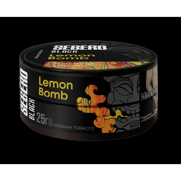 Табак Sebero Black Lemon Bomb  25 грамм в Санкт-Петербурге