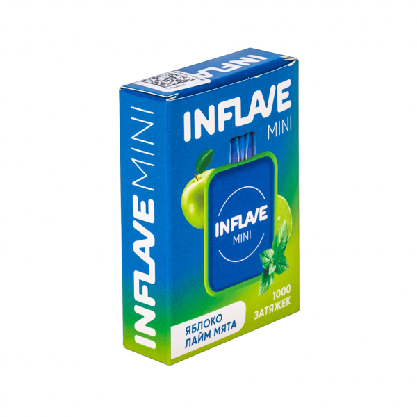 Inflave Mini Яблоко Лайм Мята (1000 Затяжек) в Санкт-Петербурге