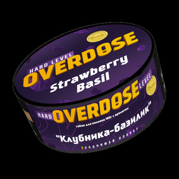 Табак Overdose Strawberry Basil  100 грамм в Санкт-Петербурге