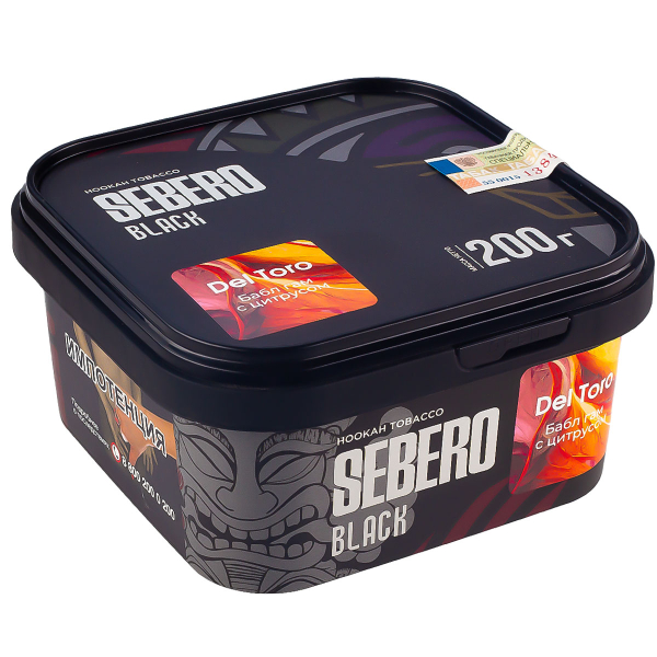 Табак Sebero Black Del Toro  200 грамм в Санкт-Петербурге