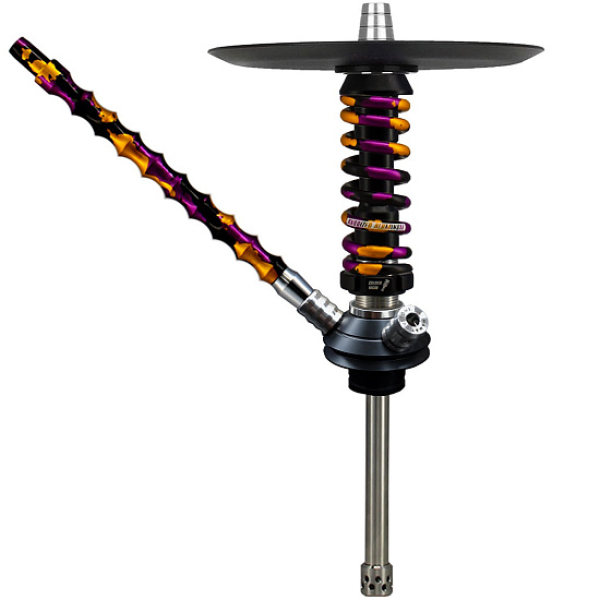 Кальян Mamay Custom Coilovers Micro Черный Пурпурно-Золотой Камуфляж  в Санкт-Петербурге