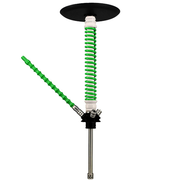 Кальян Mamay Custom V3 №12 Coilovers Белый-Салат  в Санкт-Петербурге