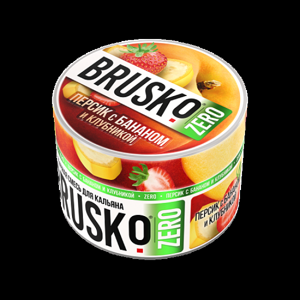 Смесь Brusko Персик С Бананом И Клубникой (Zero)  50 гр в Санкт-Петербурге