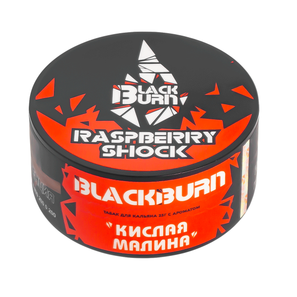 Табак Burn Black Raspberry Shock  25 грамм в Санкт-Петербурге