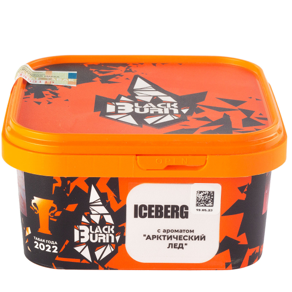 Табак Burn Black Iceberg  200 грамм в Санкт-Петербурге