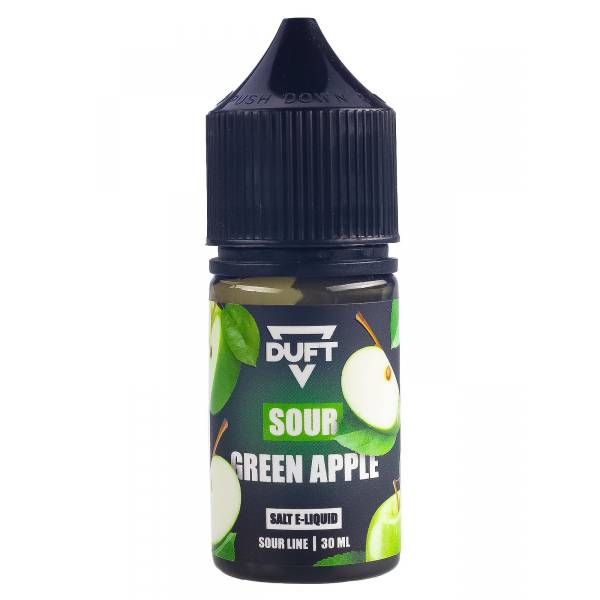 Жидкость Duft Sour Line Salt 20 Green Apple 30 Мл в Санкт-Петербурге