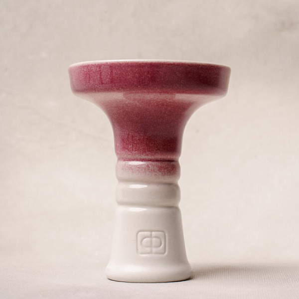 Чаша Форма Фанел Глазурь (Белый/Красный) в Санкт-Петербурге