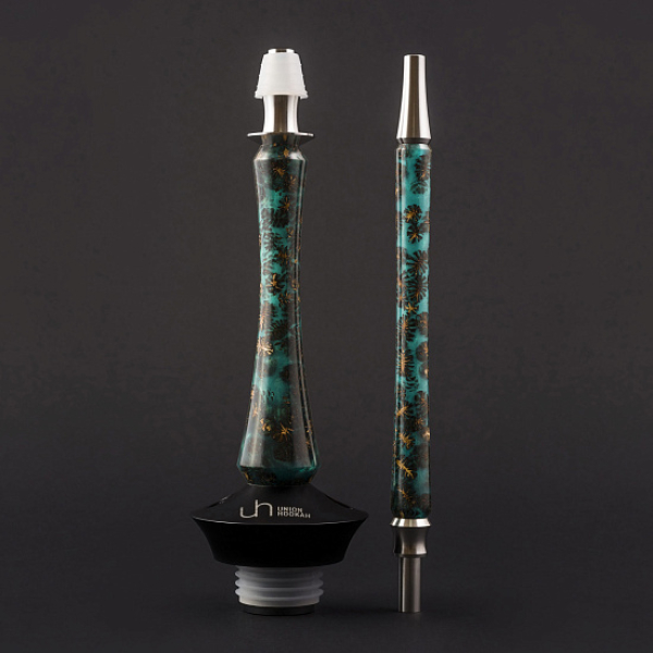 Кальян Union Hookah Sleek Акрил С Шишками Бирюзовый  в Санкт-Петербурге