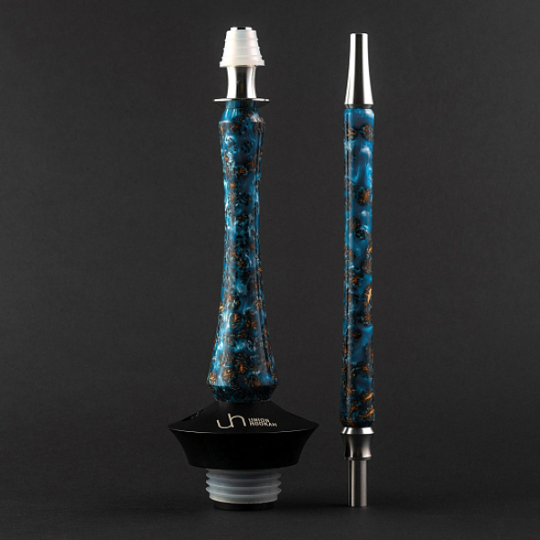 Кальян Union Hookah Sleek Акрил С Шишками Голубой   в Санкт-Петербурге