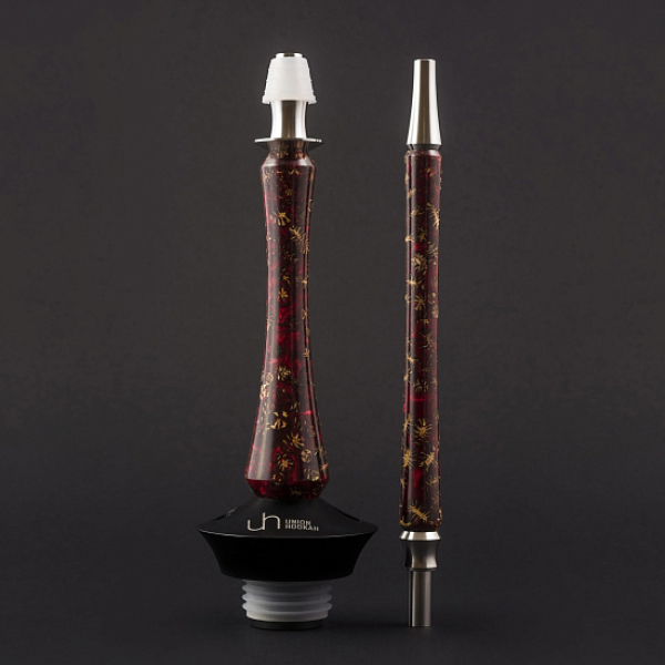 Кальян Union Hookah Sleek Акрил С Шишками Красный   в Санкт-Петербурге