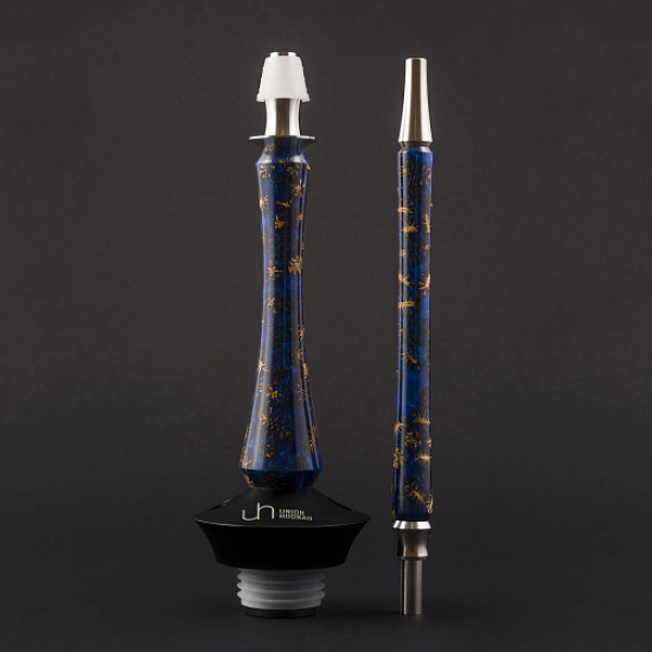 Кальян Union Hookah Sleek Акрил С Шишками Синий  в Санкт-Петербурге