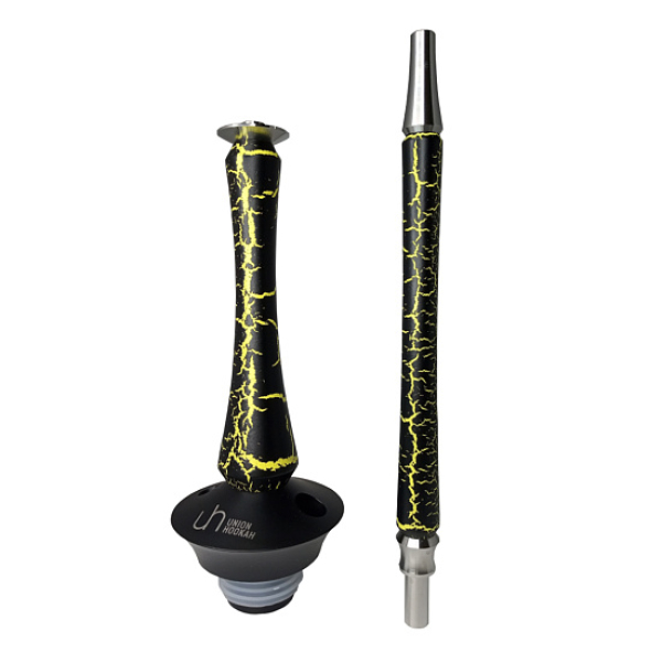 Кальян Union Hookah Sleek Кракле Желтый  в Санкт-Петербурге