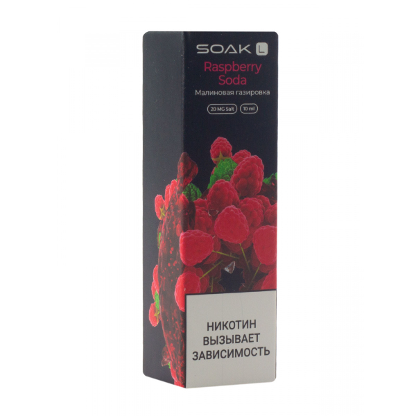 Жидкость Soak Raspberry Soda 10 Мл 2 Мг в Санкт-Петербурге