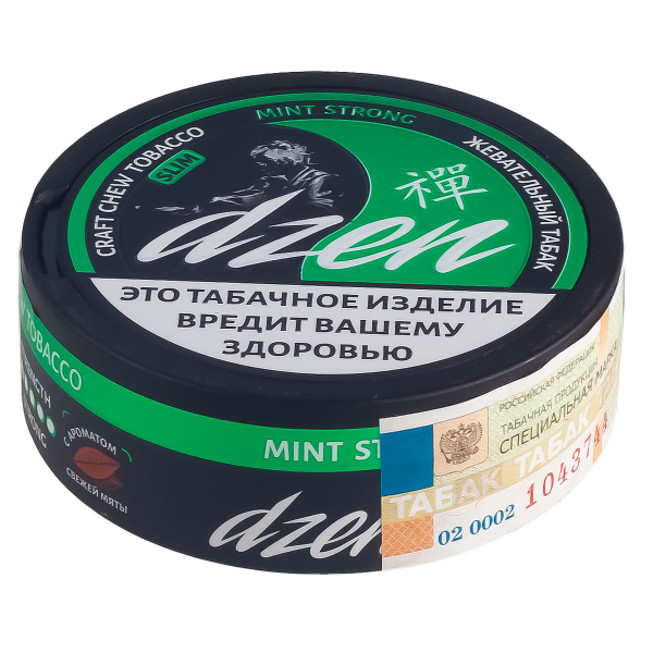 Жевательный табак Dzen Strong Slim Mint 9 грамм в Санкт-Петербурге