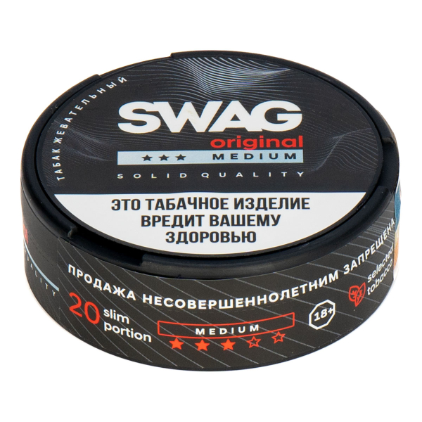 Жевательный табак Swag Medium Original 10 грамм в Санкт-Петербурге