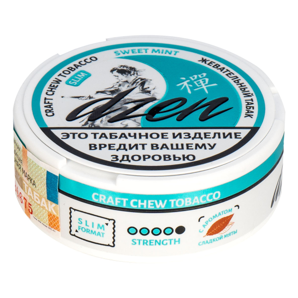 Жевательный табак Dzen Slim Sweet Mint 9 грамм в Санкт-Петербурге