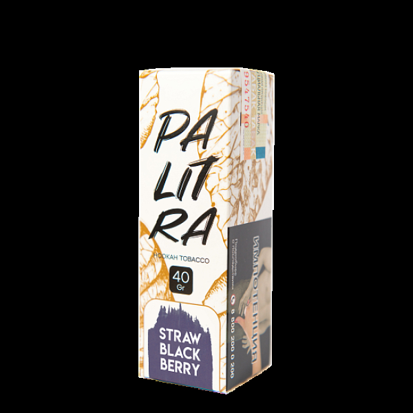 Табак Palitra Straw Black Berry (Земляника Ежевика)  40 грамм в Санкт-Петербурге