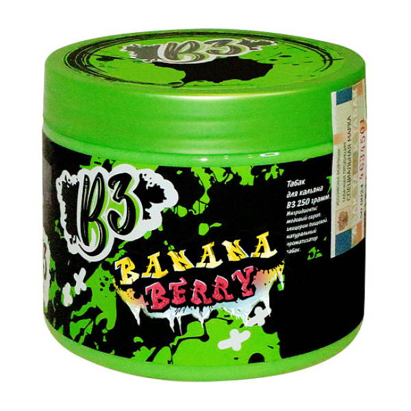 Табак B3 Bananaberry  250 грамм в Санкт-Петербурге