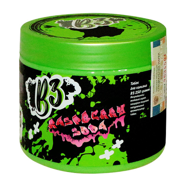Табак B3 Raspberry Soda  250 грамм в Санкт-Петербурге