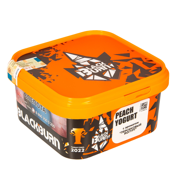 Табак Burn Black Peach Yogurt  200 грамм в Санкт-Петербурге