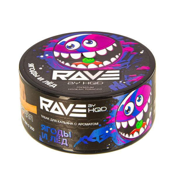 Табак Rave By Hqd Ягоды И Лед  25 грамм в Санкт-Петербурге