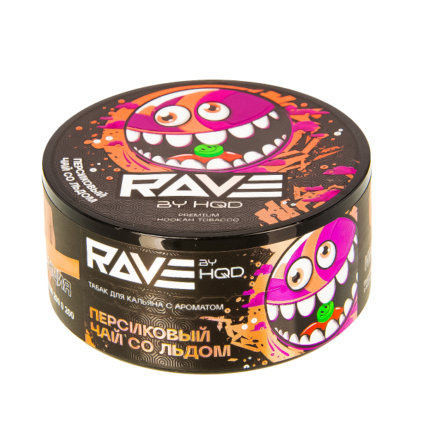 Табак Rave By Hqd Персиковый Чай Со Льдом  25 грамм в Санкт-Петербурге