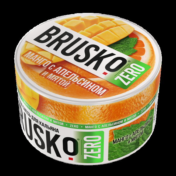 Смесь Brusko Манго С Апельсином И Мятой (Zero)  250 гр в Санкт-Петербурге