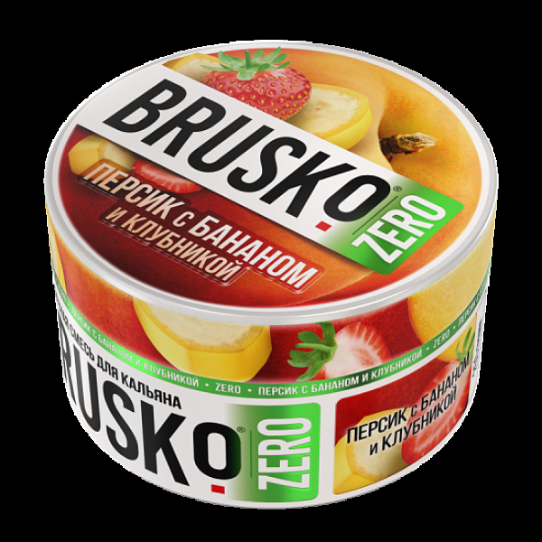 Смесь Brusko Персик С Бананом И Клубникой (Zero)  250 гр в Санкт-Петербурге