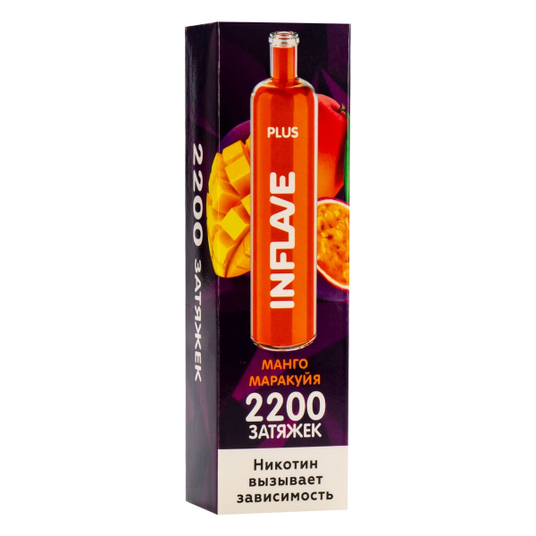 Inflave Plus Манго Маракуйя (2200 Затяжек) в Санкт-Петербурге