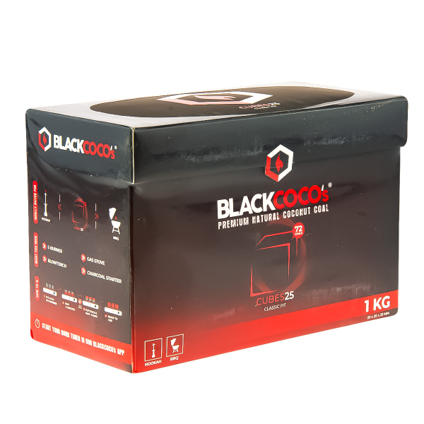 Уголь Blackcoco’s Кокосовый 72 Шт (25 Мм) в Санкт-Петербурге