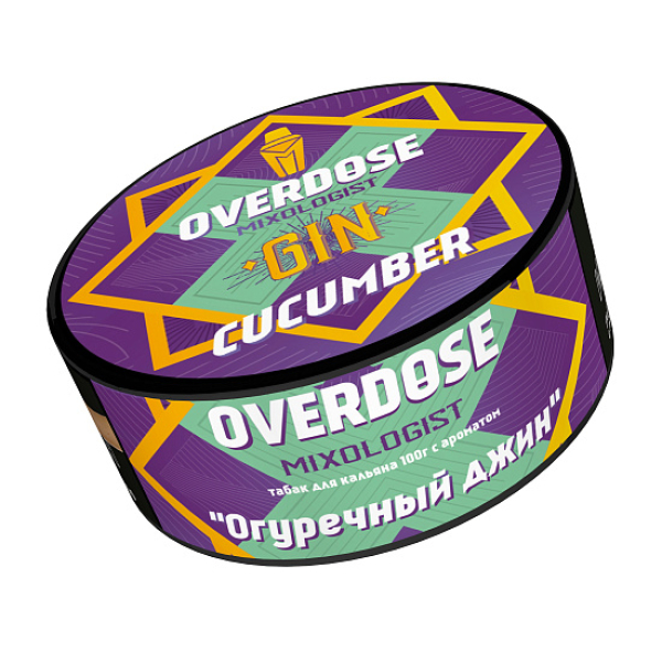 Табак Overdose Gin Cucumber  100 грамм в Санкт-Петербурге