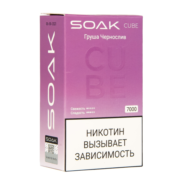 Soak Cube Груша Чернослив 7000 Затяжек в Санкт-Петербурге