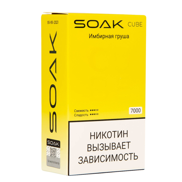 Soak Cube Имбирная Груша 7000 Затяжек в Санкт-Петербурге