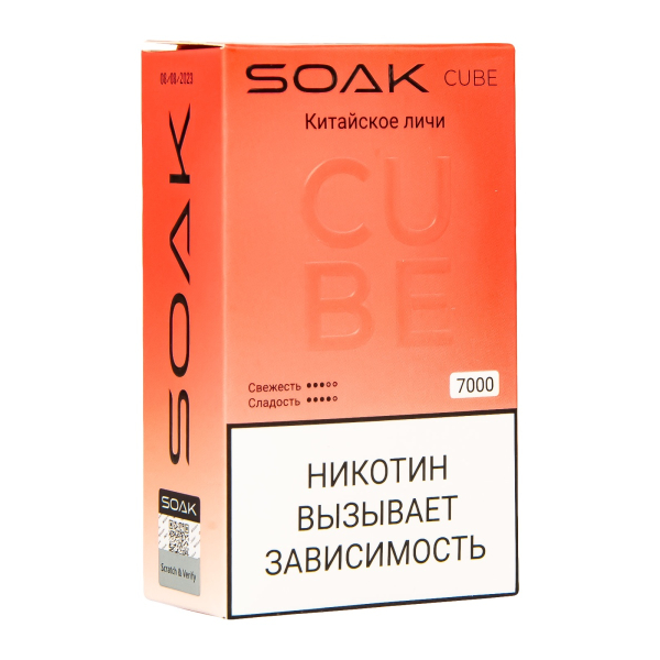 Soak Cube Китайское Личи 7000 Затяжек в Санкт-Петербурге