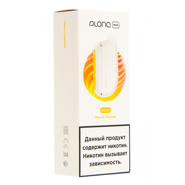 Plonq Max Манго Персик (6000 Затяжек) 20 Мг в Санкт-Петербурге