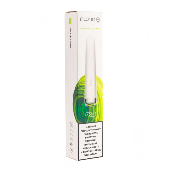 Plonq Plus Pro Груша Киви Личи (4000 Затяжек) 20 Мг в Санкт-Петербурге