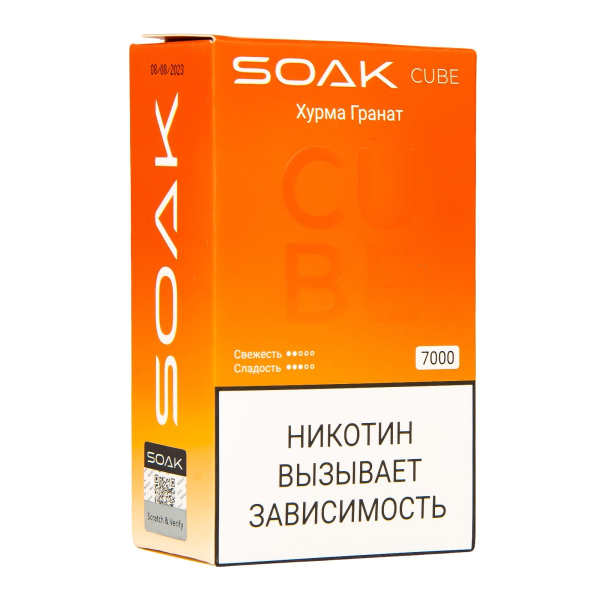 Soak Cube Хурма Гранат 7000 Затяжек в Санкт-Петербурге