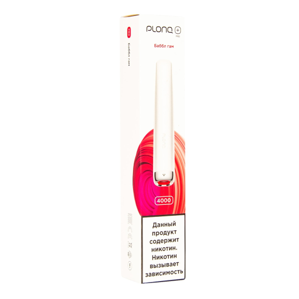 Plonq Plus Pro Баббл Гам (4000 Затяжек) 20 Мг в Санкт-Петербурге