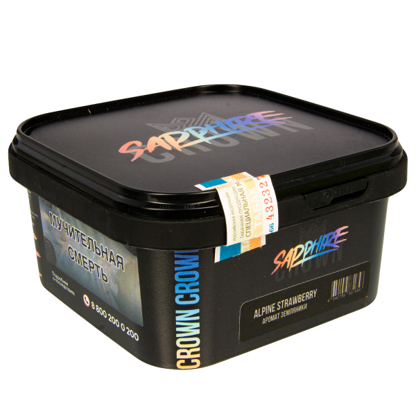 Табак Sapphire Crown Alpine Strawberry  200 грамм в Санкт-Петербурге